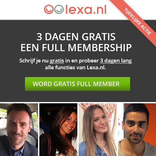 3 dagen gratis full membership lexa